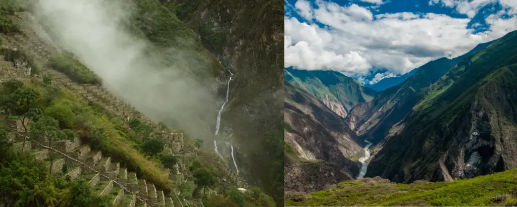 Cañón en Choquequirao