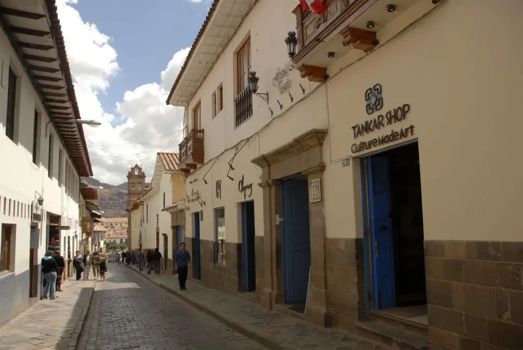 Calle Triunfo en Cusco