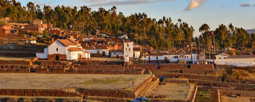 vista panorámico de chinchero