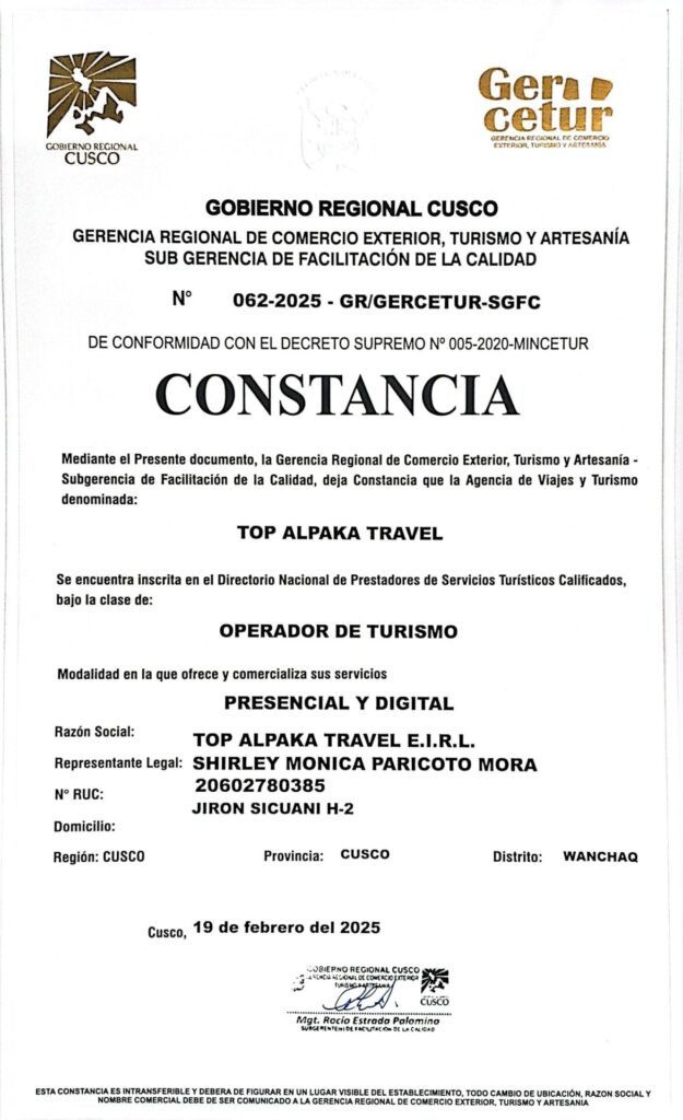 Autorización Gercetur