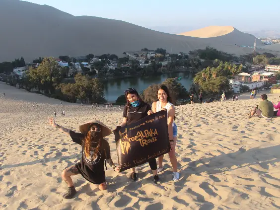 atardecer en huacachina