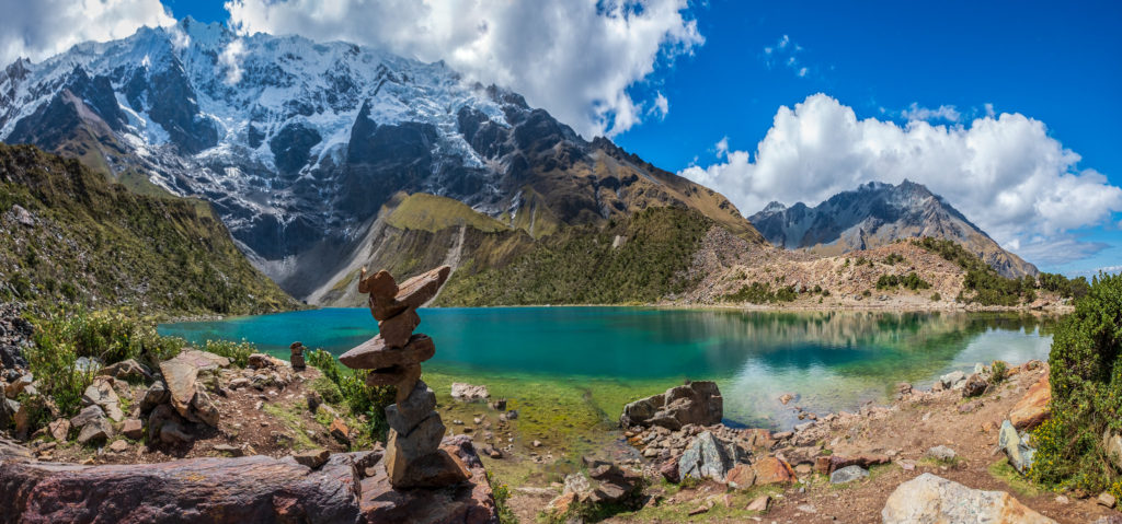foto panorámico de laguna humantay