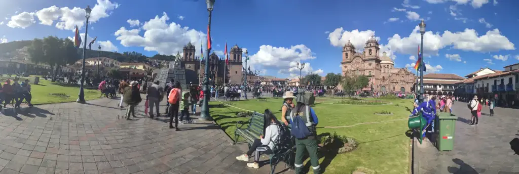 plaza de armas cusco panorámico