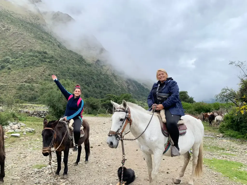 caballo en la laguna humantay