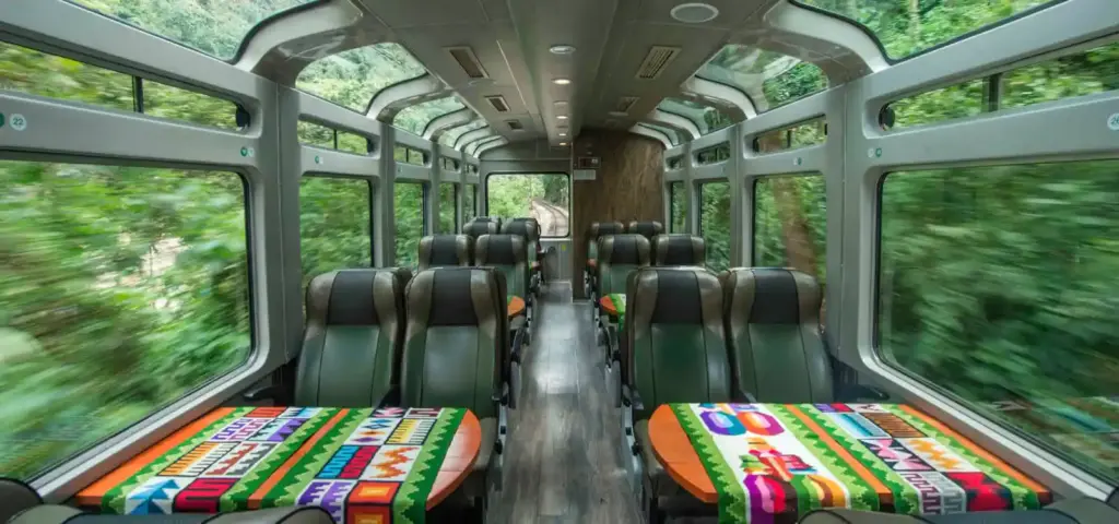 tren vistadome a machu picchu